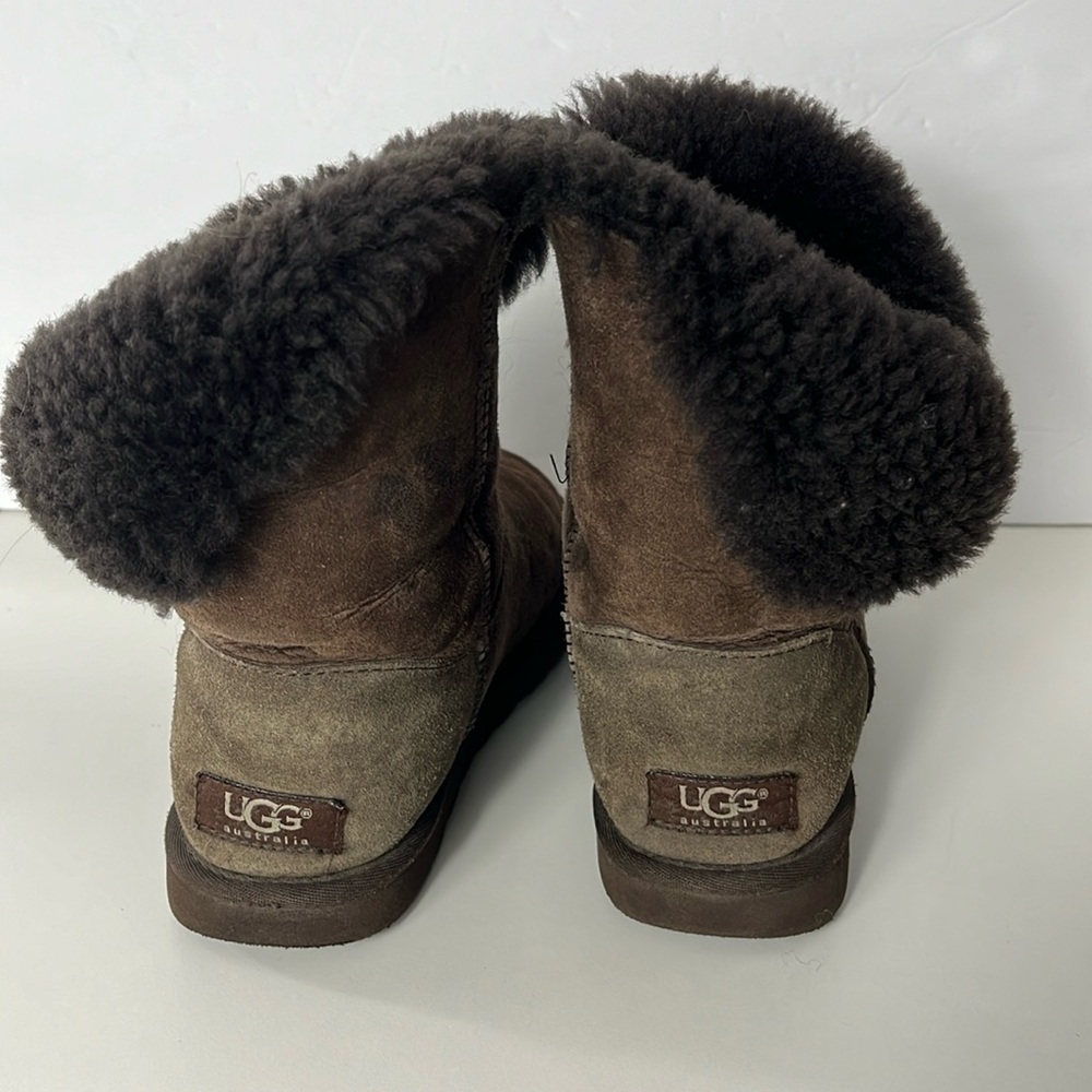 Ugg Chocolate Brown Bailey Button Boot Size Women… - image 5